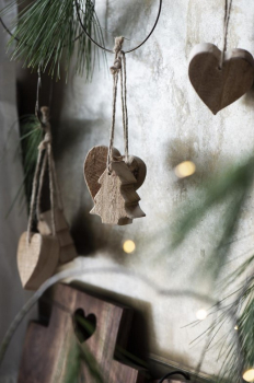Preview: IB Laursen Weihnachtsschmuck Tanne Holz